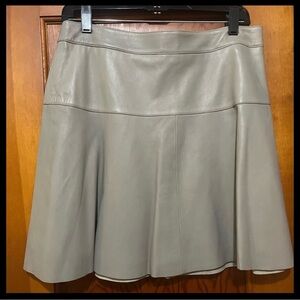 Banana Republic Black Leather Mini Skirt